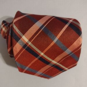 Chaps red plaid men's necktie, tie